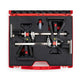 Viking Arm Twin Pack with Cabinet Install Kit in Storage Container