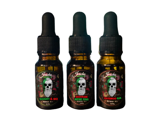 3 x 10ml XMAS Beard Oils